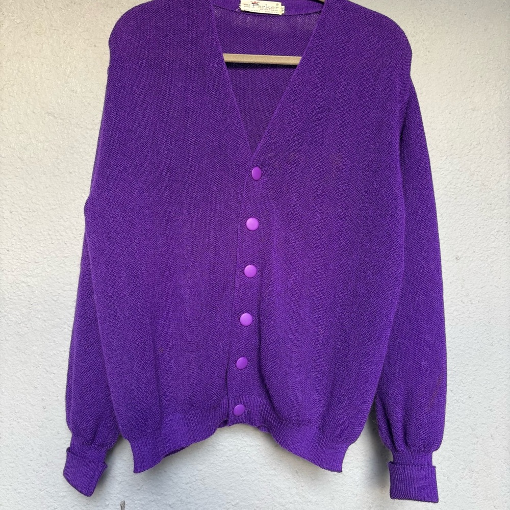 Vintage Parker Vivid Purple Women's Cardigan